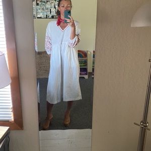 Madewell Embroidered Dress